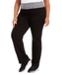Ideology Plus Size Flex Stretch Active Yoga Pants, Created for Macy's
